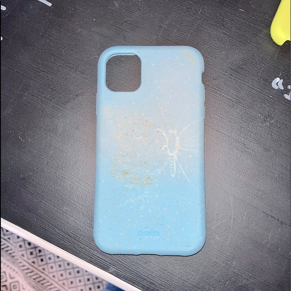 Blue Butterfly Recycled Pola iPhone 11 Case